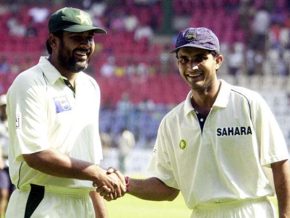 The 2005 Test series between India and Pakistan ended in 1-1 draw