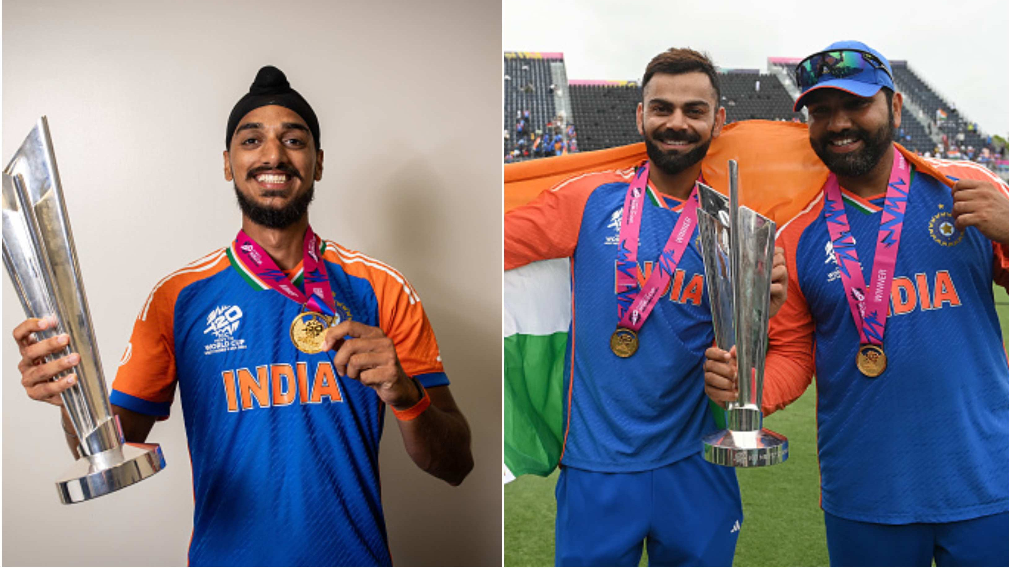 “Legacy will be remembered for generations”: Arshdeep Singh hails Rohit Sharma and Virat Kohli’s illustrious T20I careers