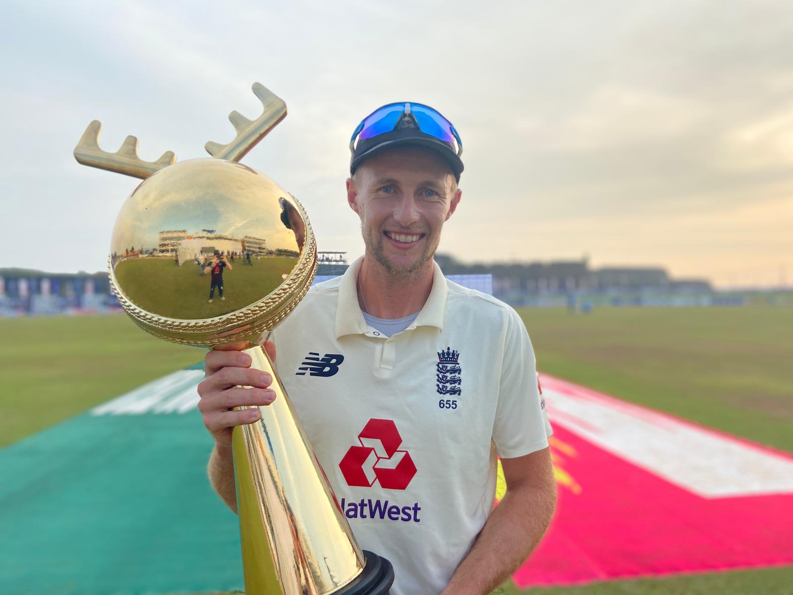 Joe Root led England to Test series win 2-0 from front in Sri Lanka | ECB Twitter