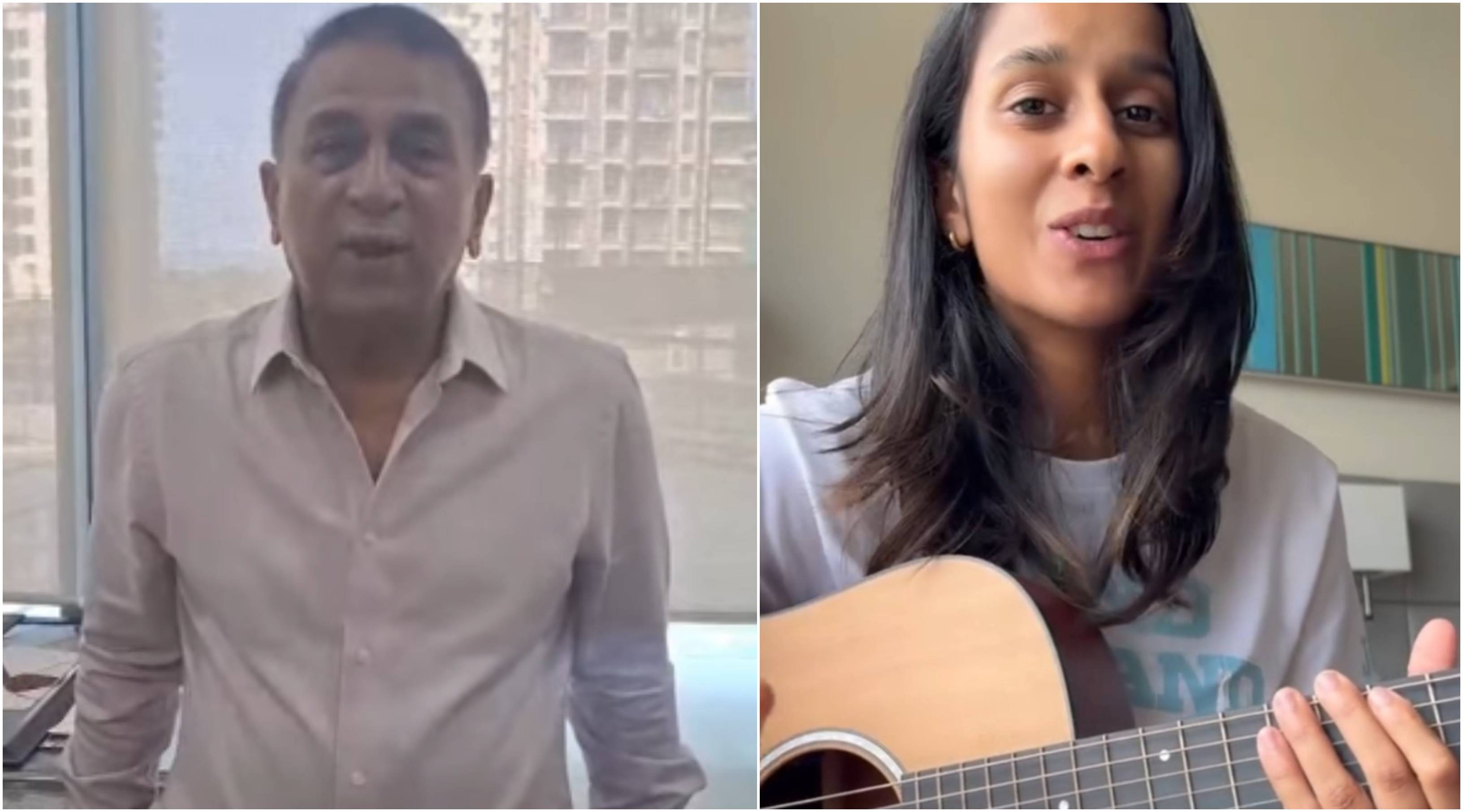 Sunil Gavaskar and Jemimah Rodrigues | Instagram