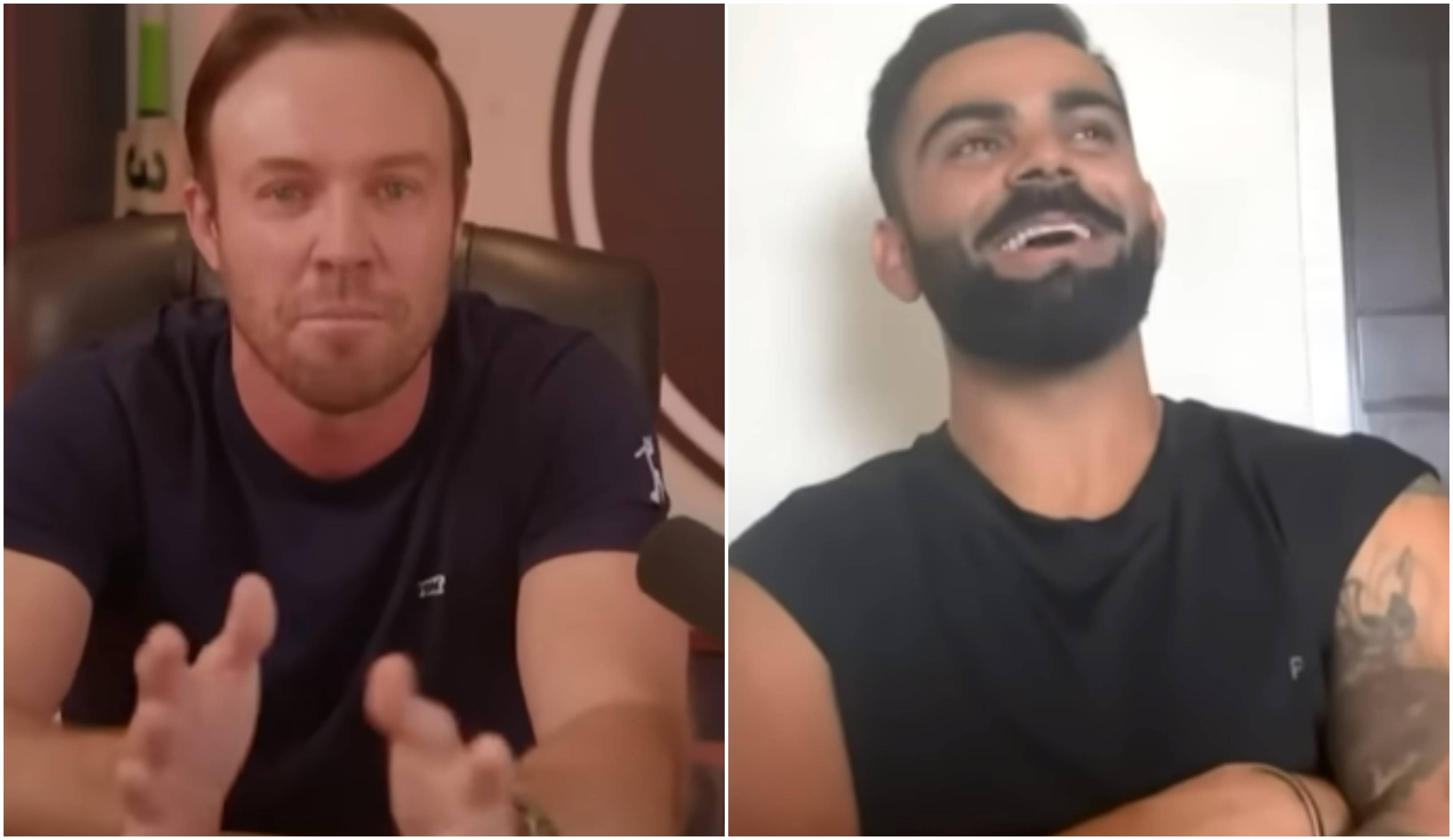 AB de Villiers and Virat Kohli | Screengrab