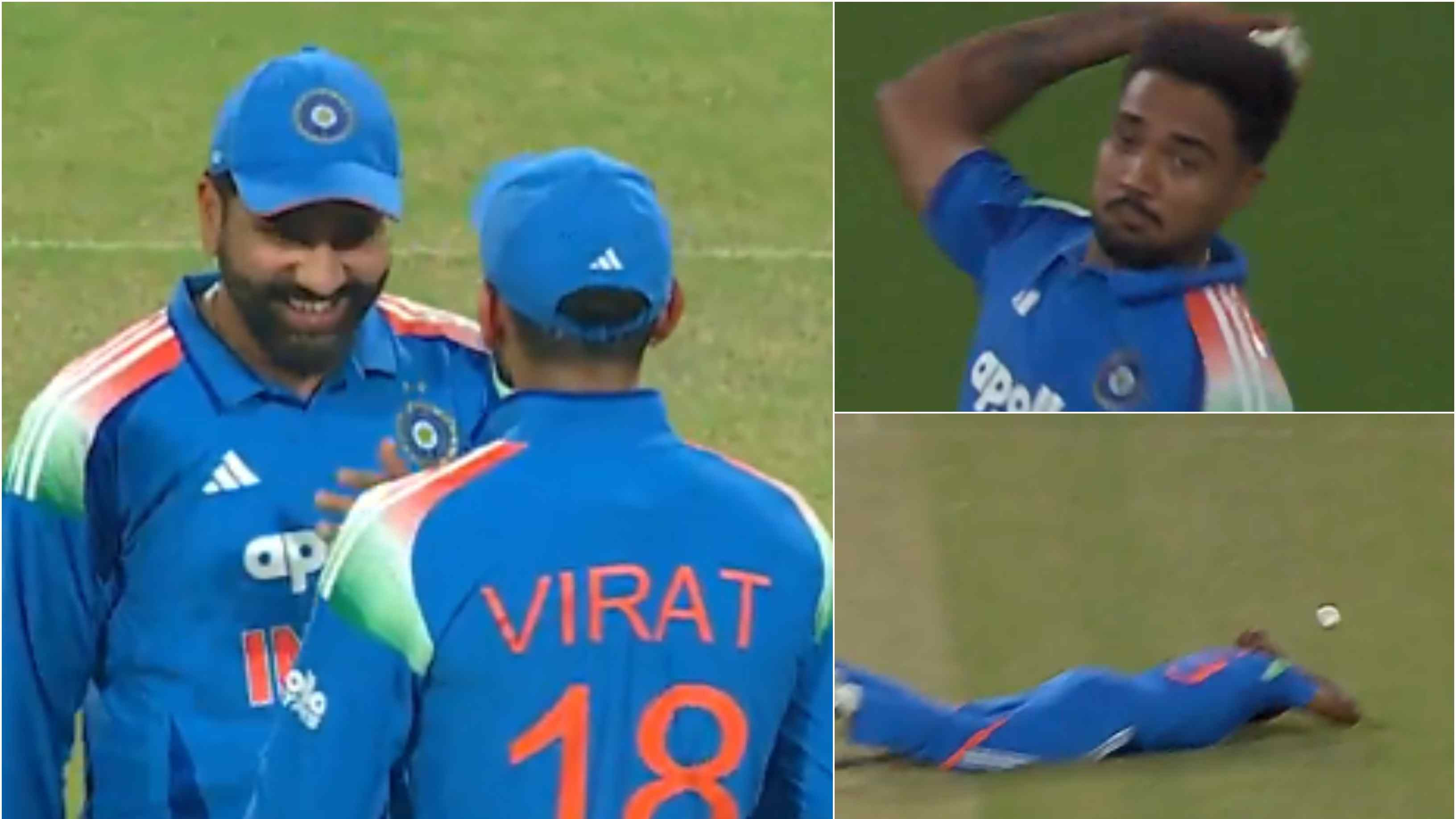 IND v WI 2026: WATCH – Rohit, Kohli left in splits as Gurnoor Brar’s wild throw nearly injures Mohammed Siraj during 3rd ODI