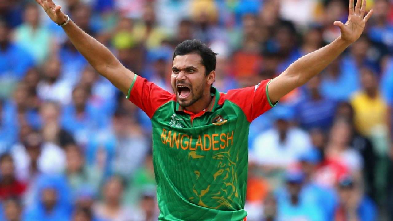 Mortaza will lead the side for the last time on Friday | AFP