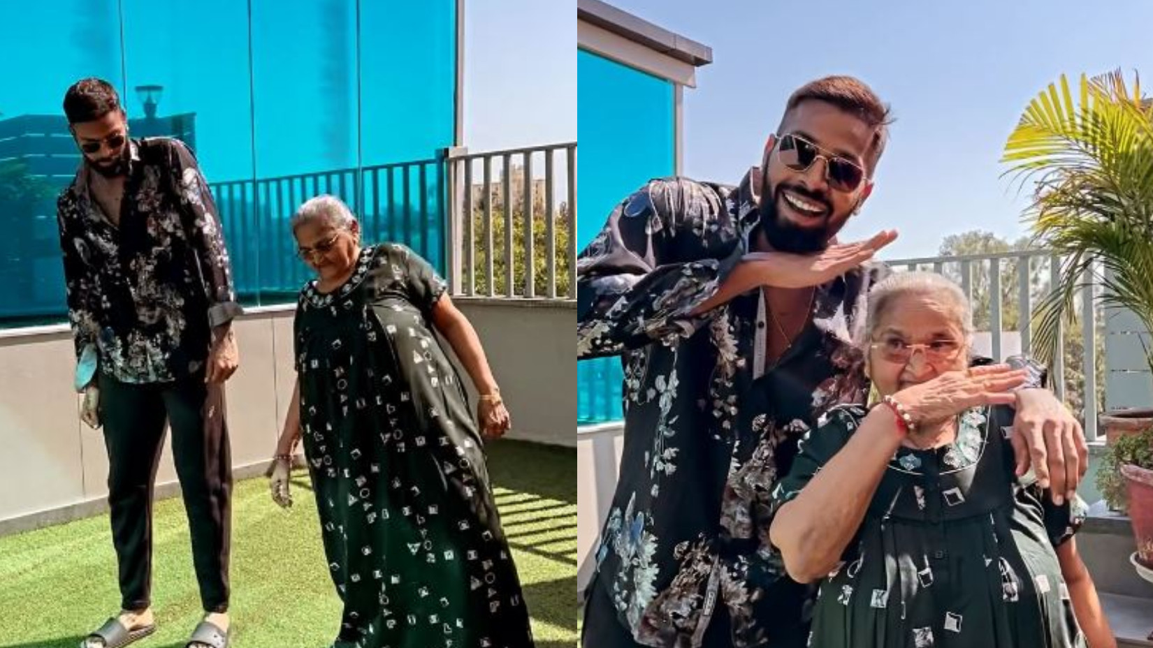 WATCH- Hardik Pandya does the ‘Srivalli’ dance step from movie Pushpa with his Nani