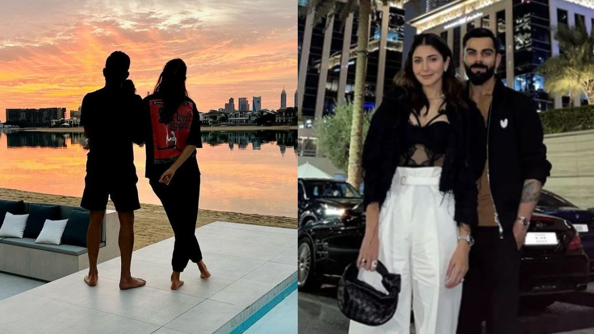 Virat Kohli enjoys vacation in Dubai with wife Anushka Sharma and daughter Vamika 