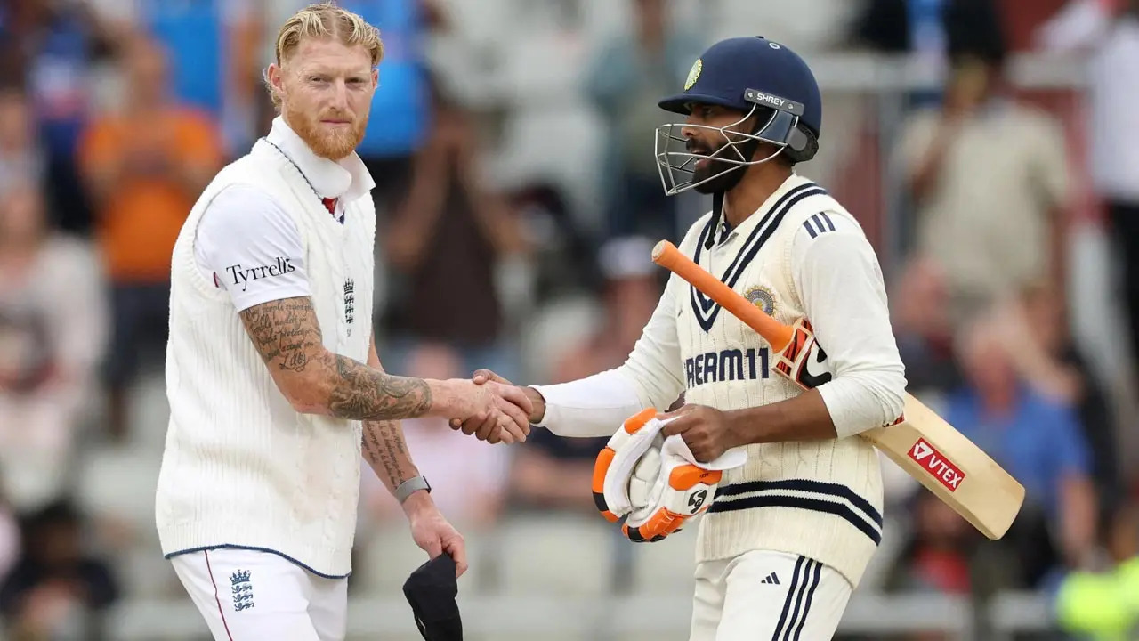 Ben Stokes and Ravindra Jadeja | Getty