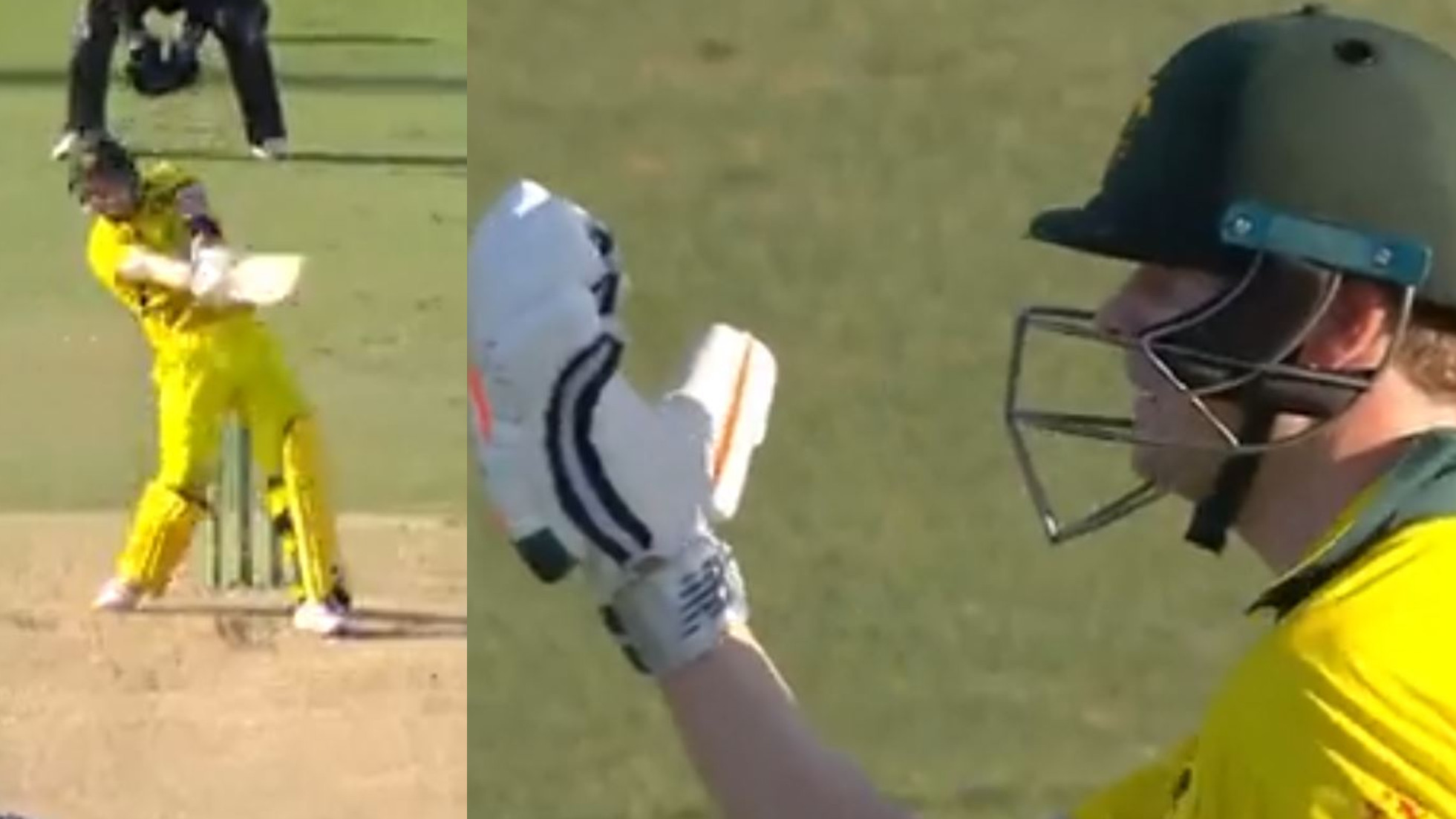 AUS v NZ 2022: WATCH- Smith hits six knowing it’s a no-ball; asks umpires to count fielders outside the circle