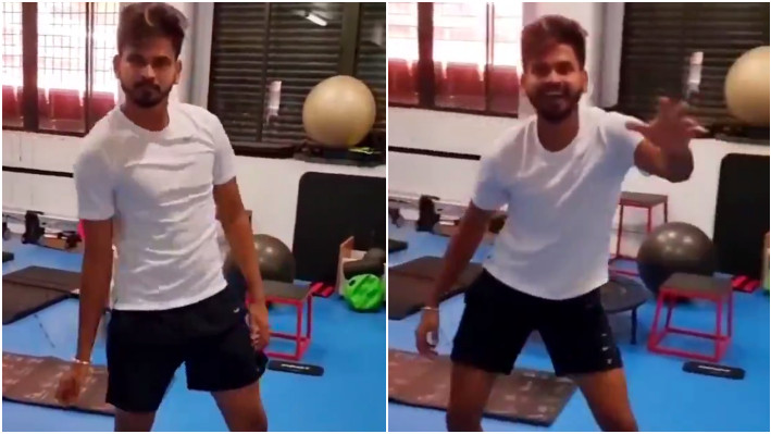 WATCH - Shreyas Iyer surprises fans with 'Vaathi Coming' dance in middle of the workout 