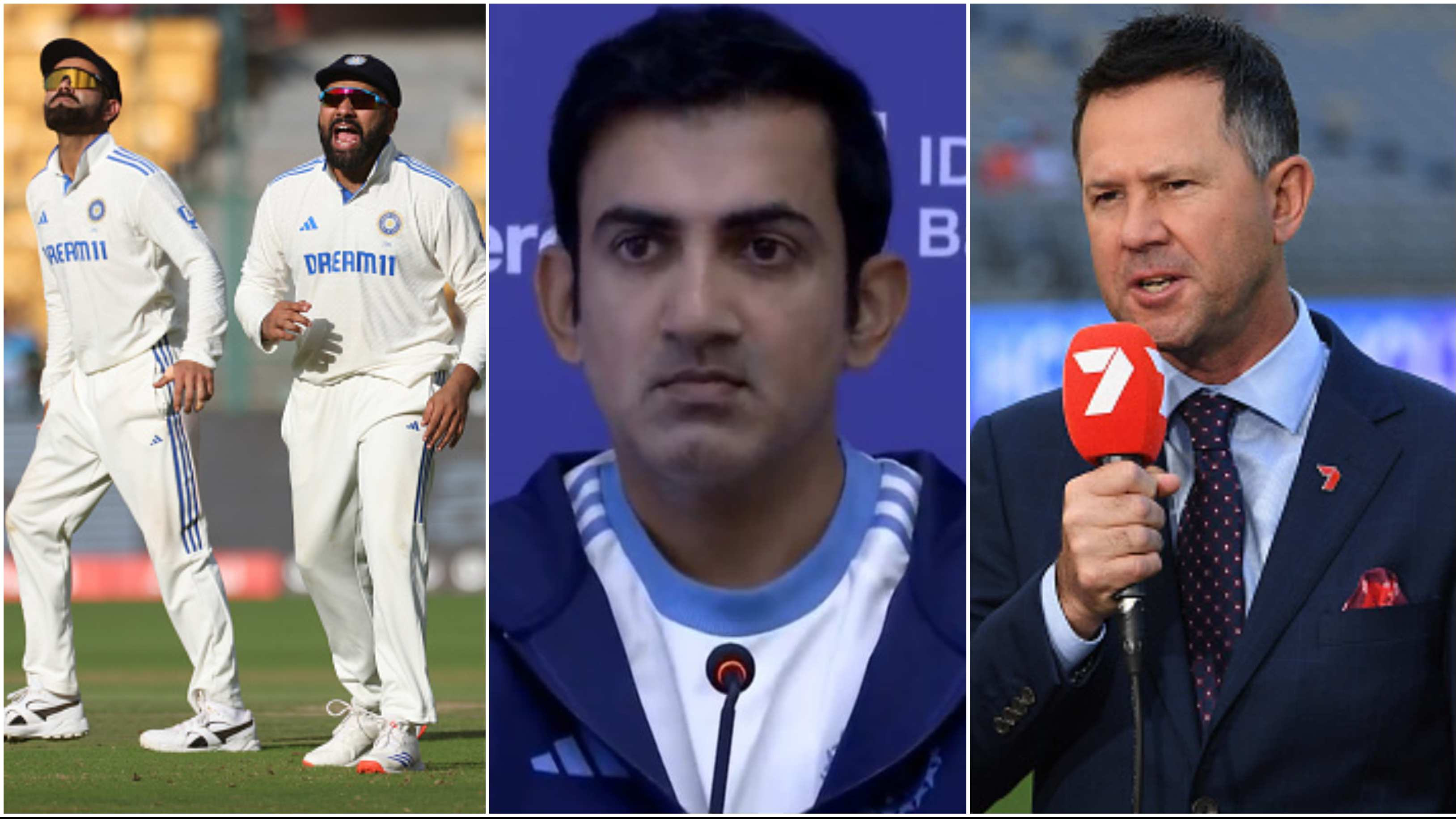 “What concerns he has for Indian cricket?” Gambhir hits out at Ponting over Virat Kohli, Rohit Sharma criticism