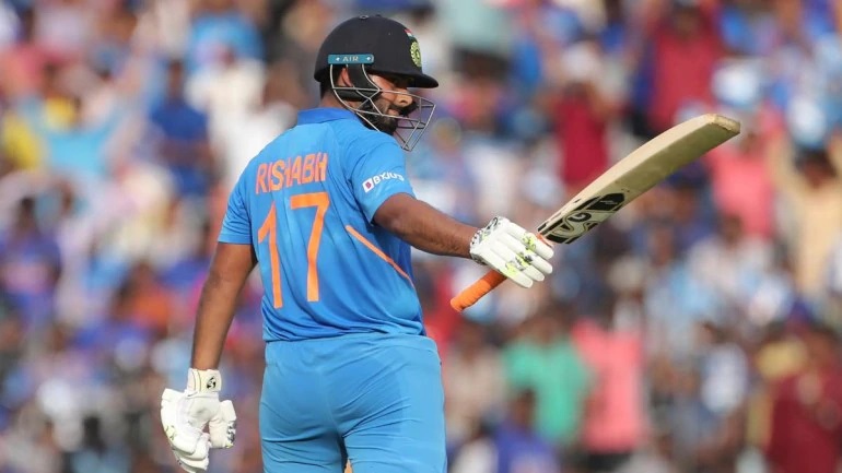 Rishabh Pant made his highest ODI score of 71 | AFP