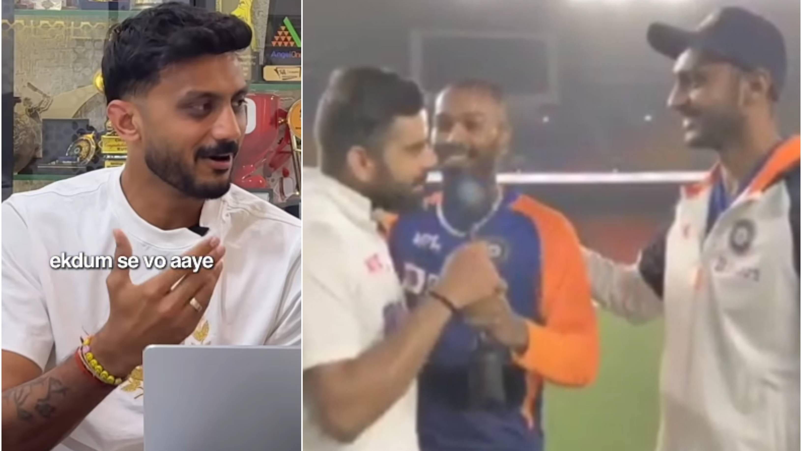 WATCH: Axar Patel recalls Virat Kohli’s viral “Baapu tari bowling kamal che” praise for him after 2021 pink-ball Test