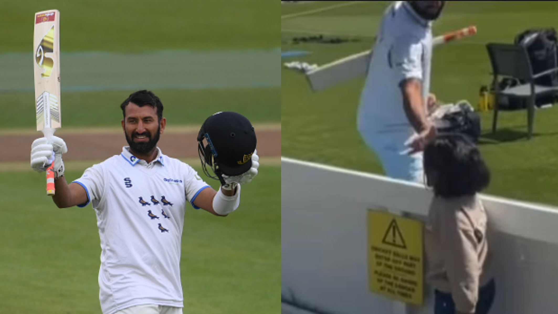 WATCH- Cheteshwar Pujara shares lovely video of his post batting ritual with his daughter