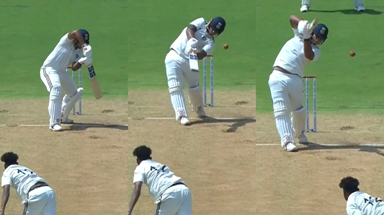 Vaibhav Sooryavanshi hit Mohammed Siraj for three boundaries including one six | BCCI X