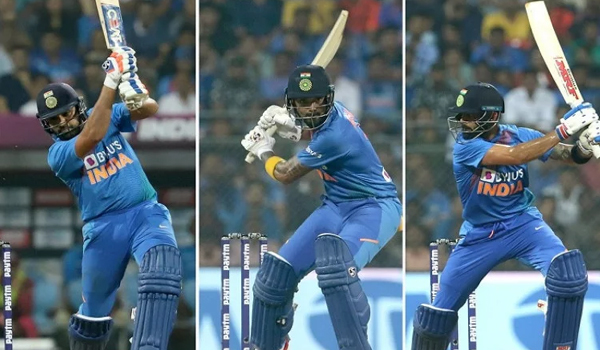 Rohit, Rahul and Kohli form a terrifying top order in limited overs cricket 