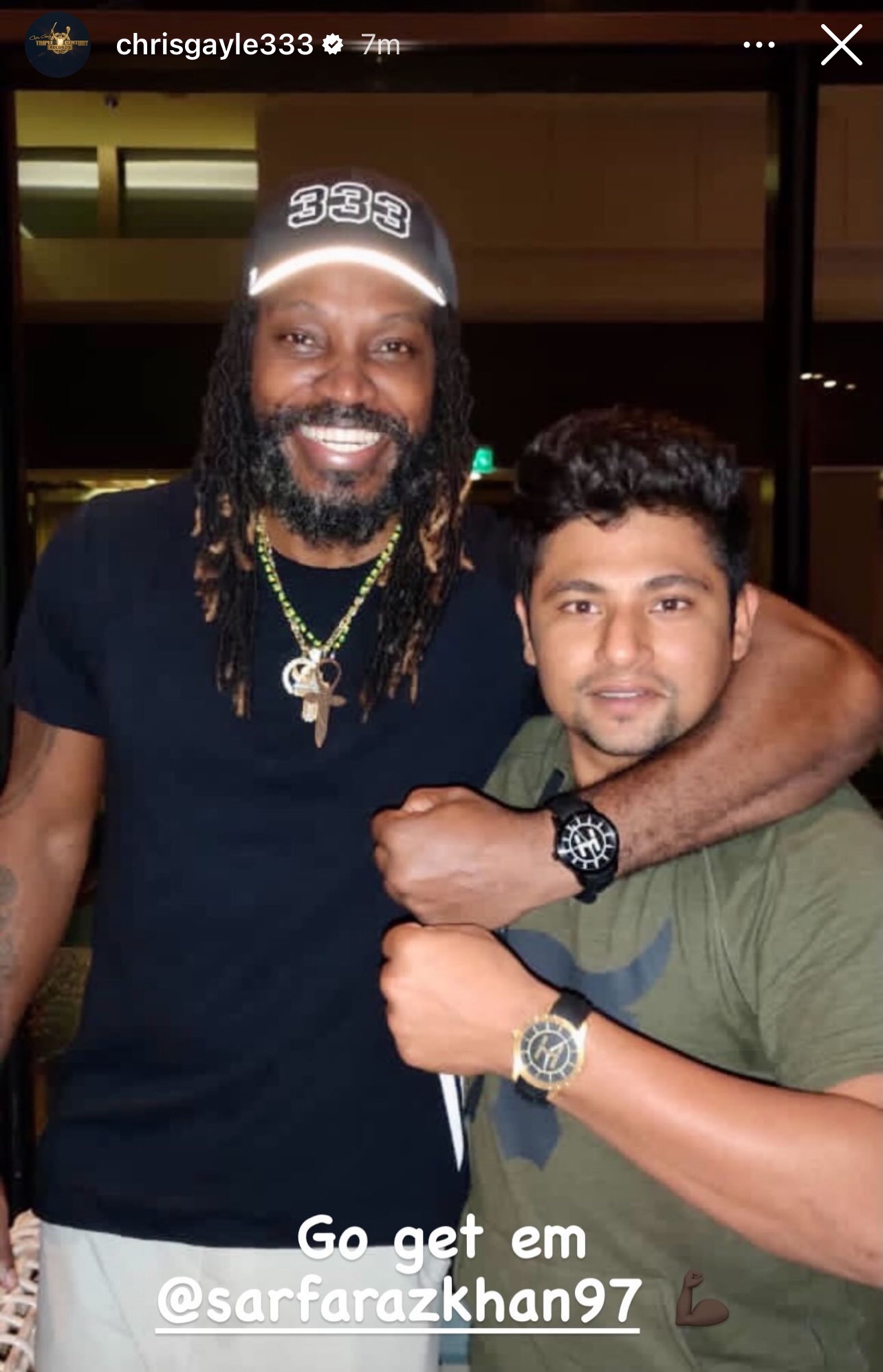 Photo- Chris Gayle Instagram