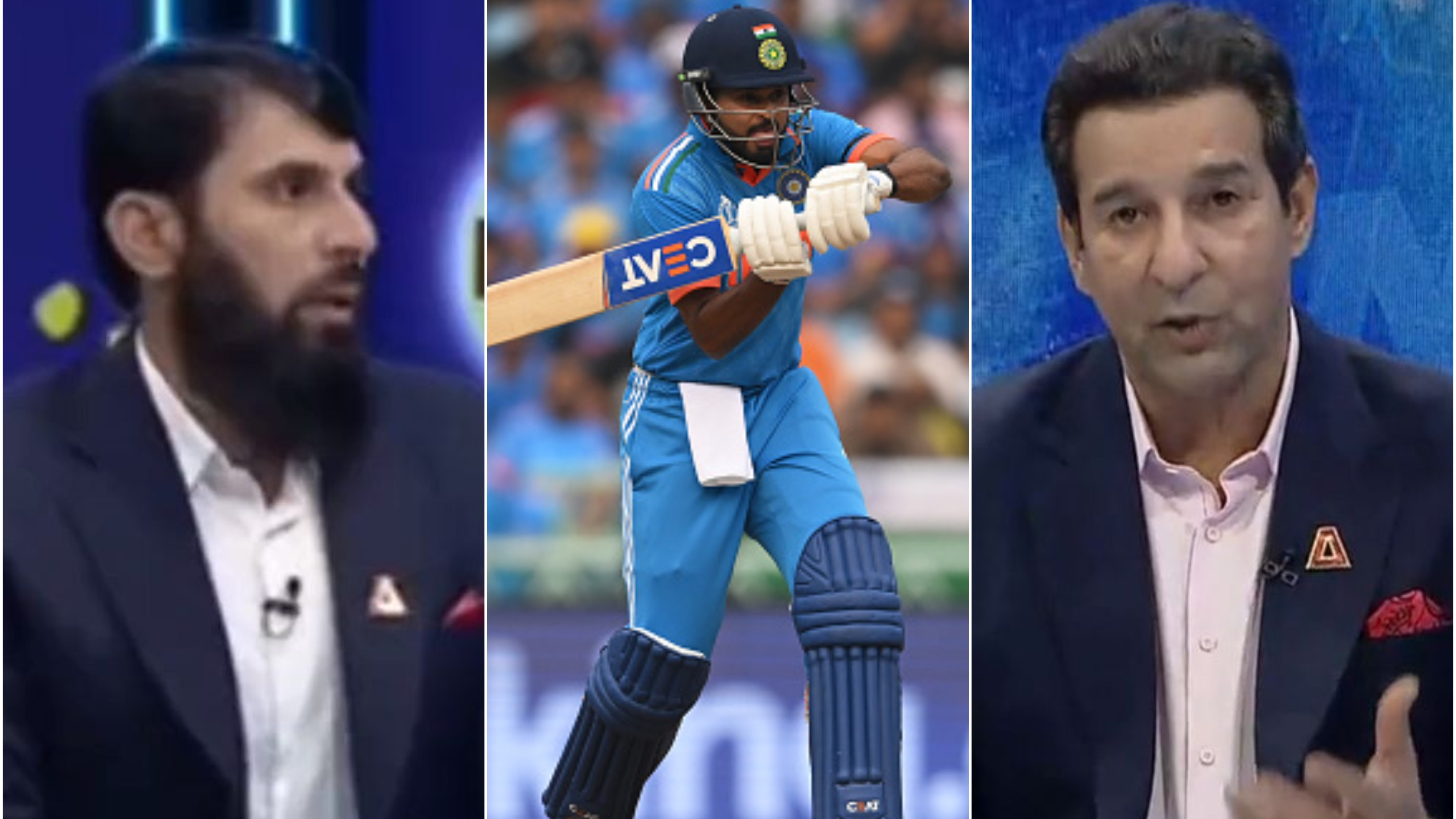 CWC 2023: “He doesn't try to avoid short ball,” Misbah, Wasim term Shreyas Iyer as India's weakest link at World Cup