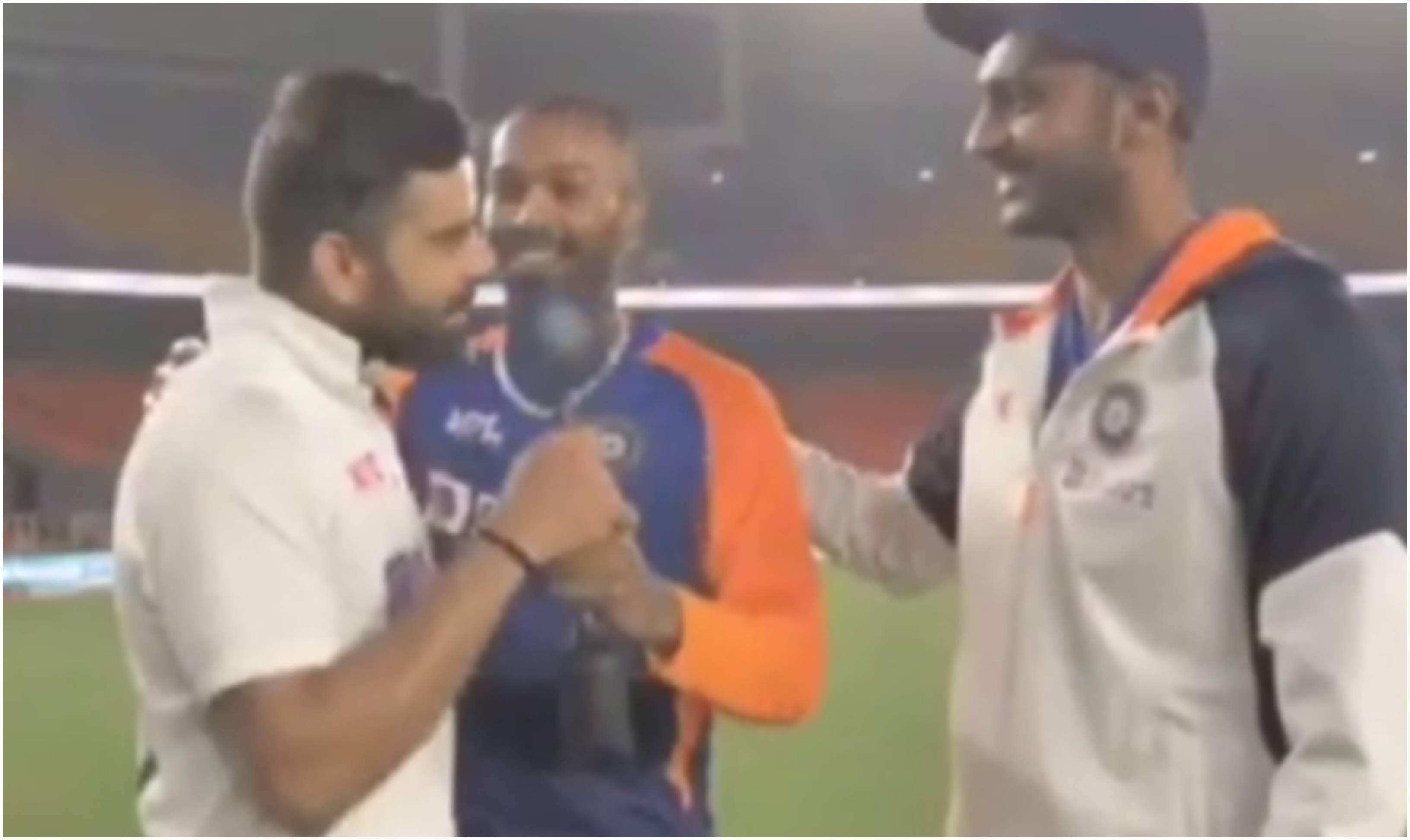 The viral moment featuring Virat Kohli and Axar Patel | Screengrab/YouTube