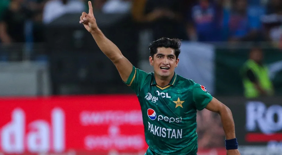 Naseem Shah made his debut for Pakistan in T20Is in Asia Cup 2022 | Getty