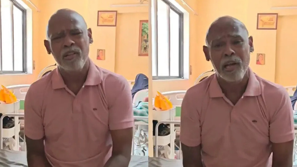 WATCH- Vinod Kambli praises old age home's facilities in viral video amidst concerns for his health