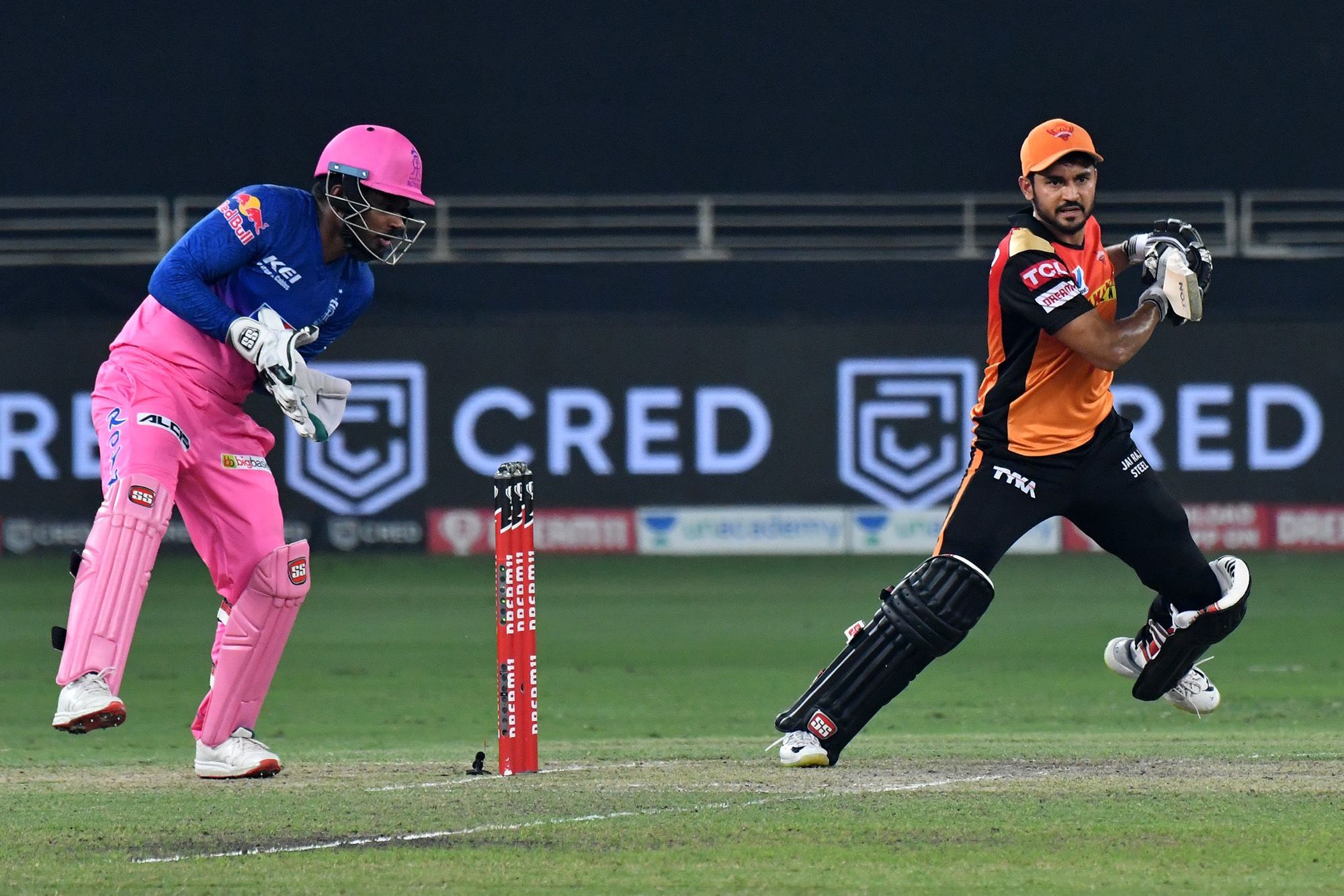 Man of the Match Manish Pandey played a match winning knock of 83* runs against RR in Dubai. (Photo - BCCI / IPL)