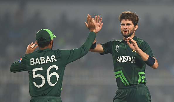 Shaheen Afridi and Babar Azam | Getty