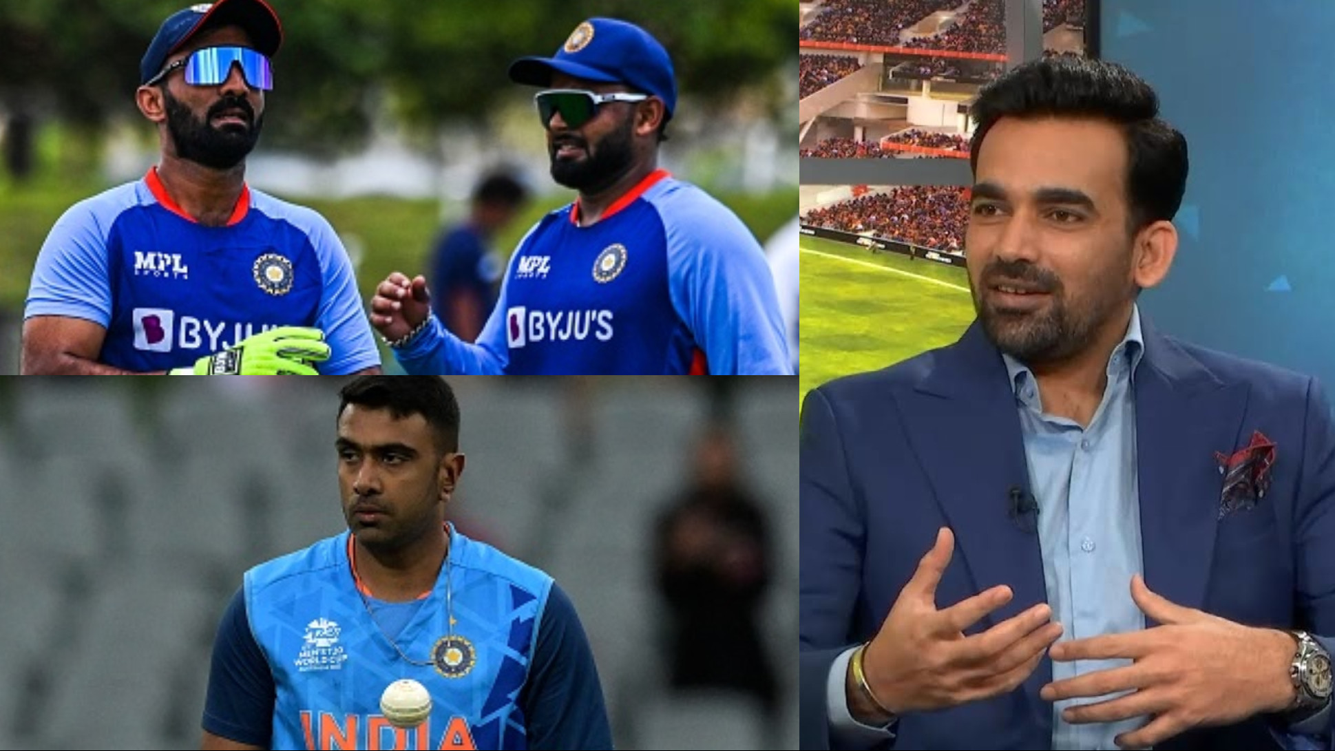 T20 World Cup 2022: “Karthik-Pant conundrum, Ashwin’s comeback”- Zaheer Khan feels team management answerable