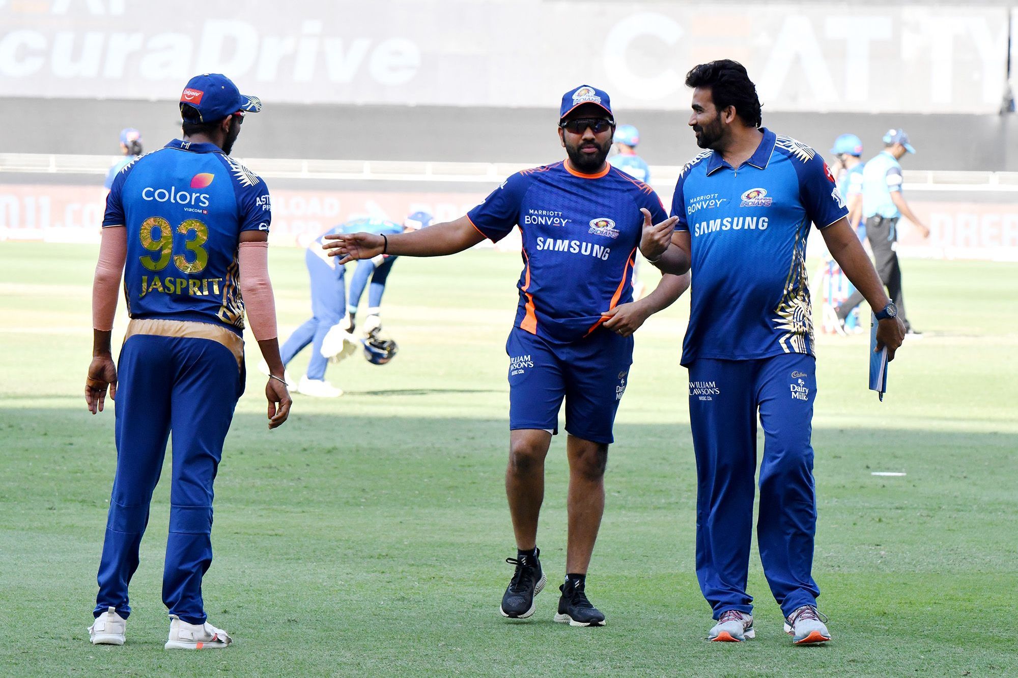 Rohit seen with MI director of cricket operations Zaheer Khan | BCCI/IPL