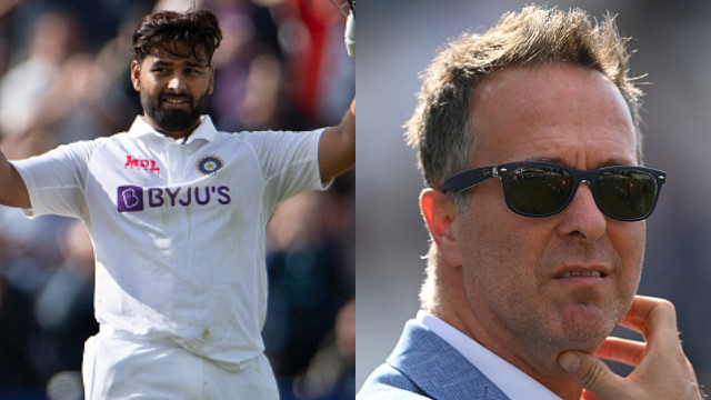 ENG v IND 2022: Twitterati slams Michael Vaughan for comparing Rishabh Pant's hitting with Jonny Bairstow