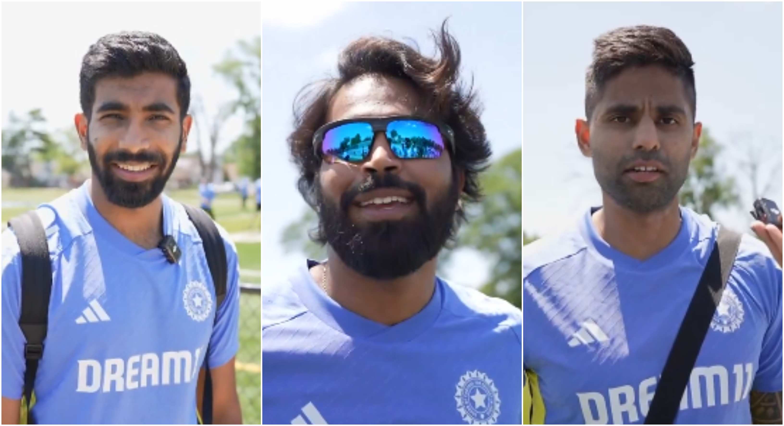 Jasprit Bumrah, Hardik Pandya and Suryakumar Yadav | BCCI