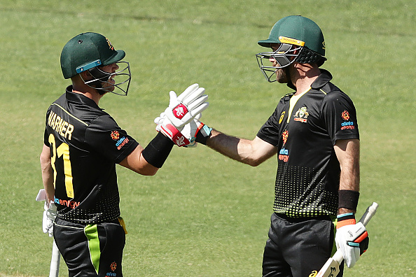 Warner and Maxwell smashed Lankan bowlers to all parts of the Adelaide Oval ground | Getty