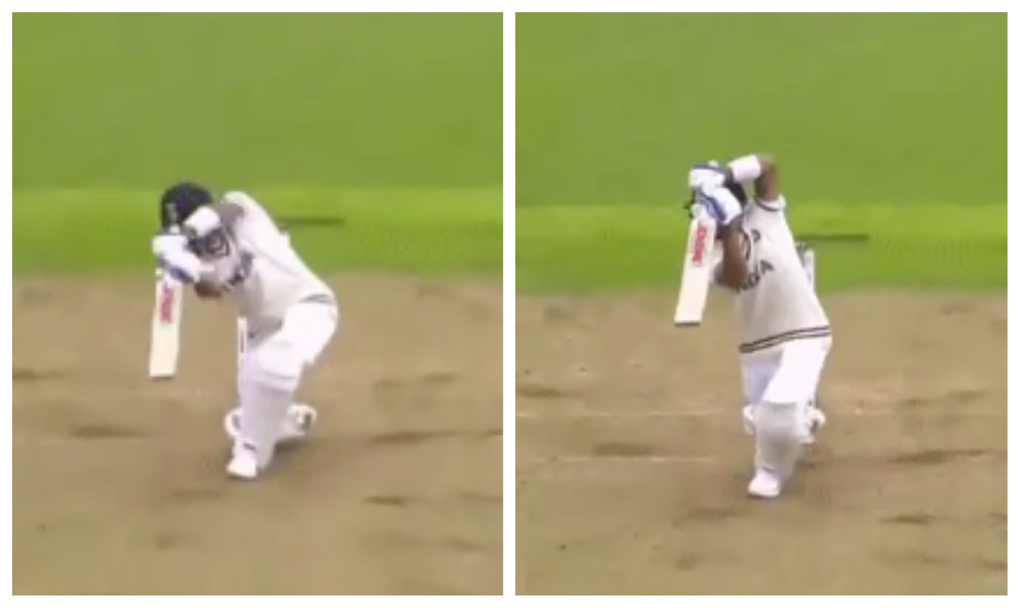 Virat Kohli's trademark cover drive | Screengrab