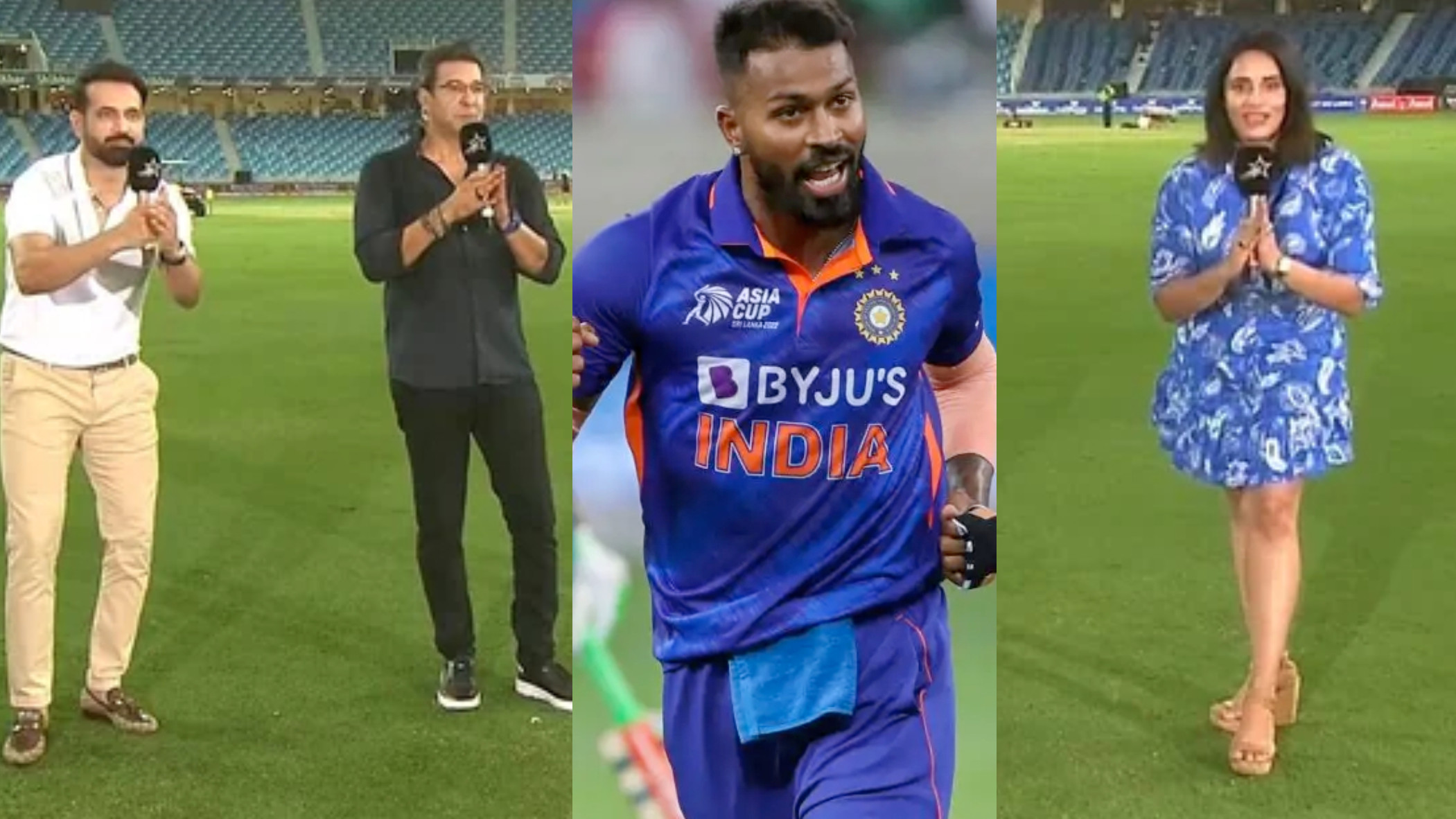 Asia Cup 2022: WATCH- Irfan Pathan, Wasim Akram and Mayanti Langer’s special gesture for Hardik Pandya