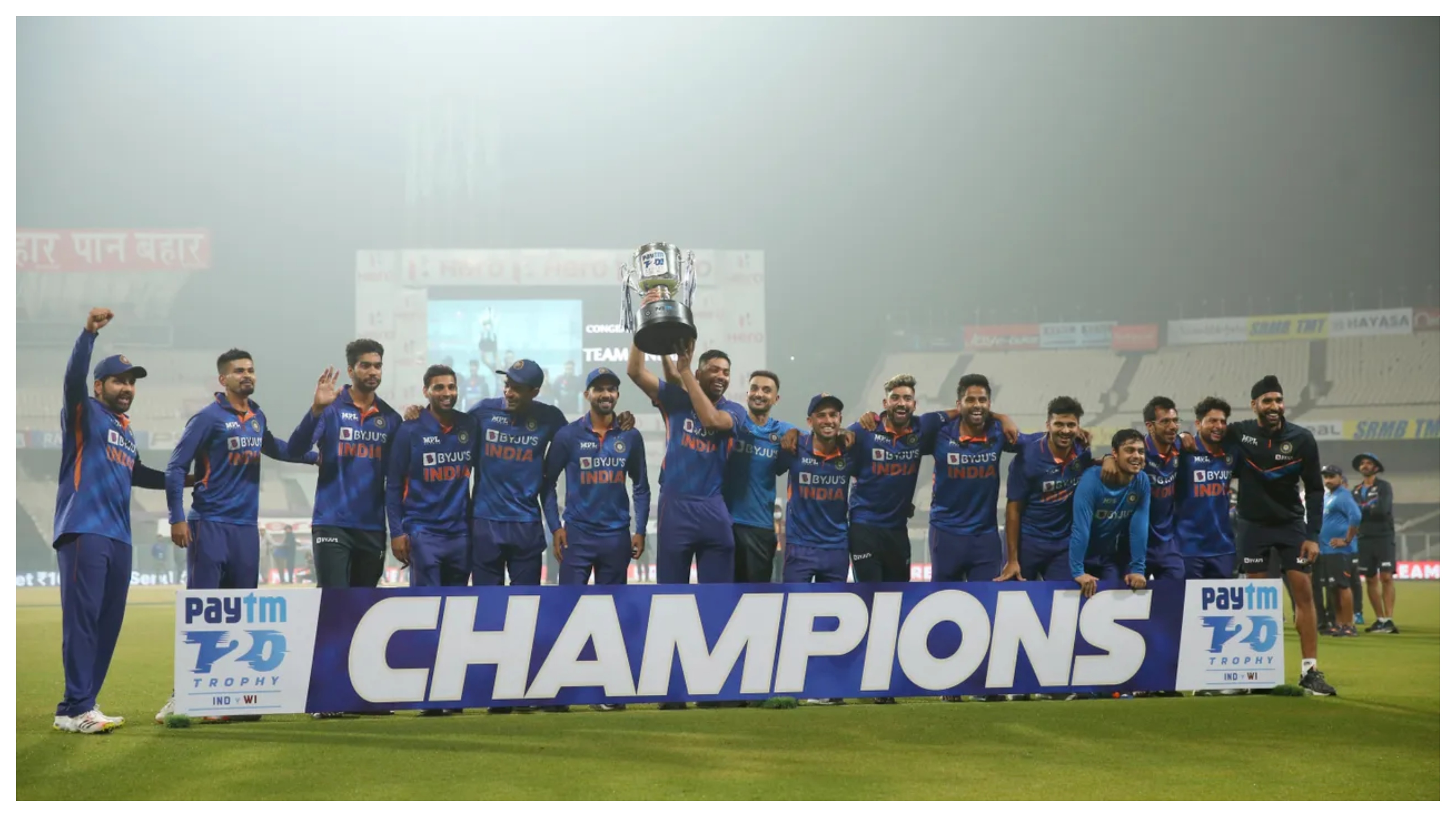 Team India outplayed West Indies in the T20I series | BCCI
