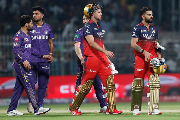 RCB outplayed KKR at the Eden Gardens | Getty