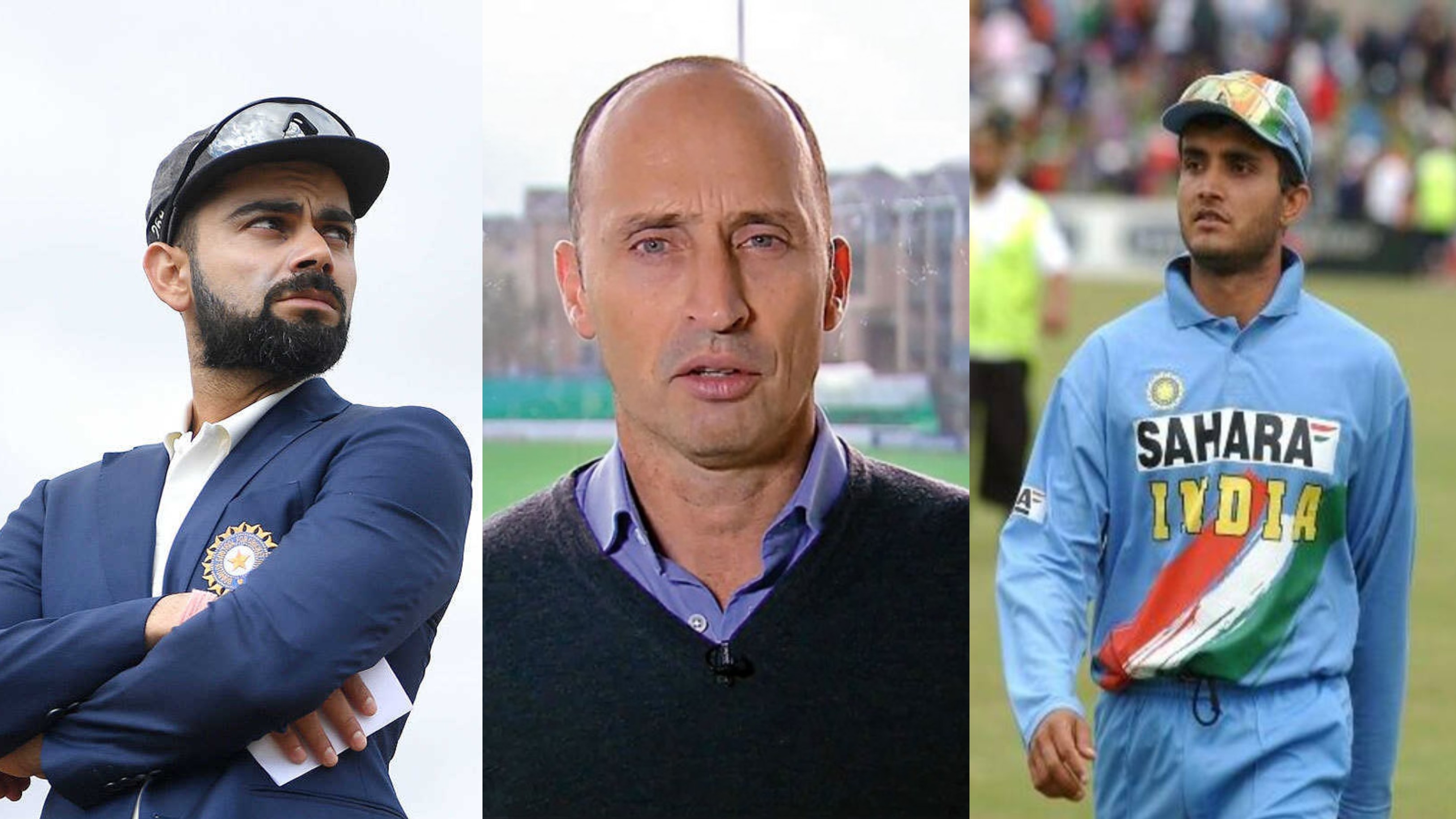 Ganguly made India a tough team while Kohli is desperate for victory; Nasser Hussain compares their captaincy styles