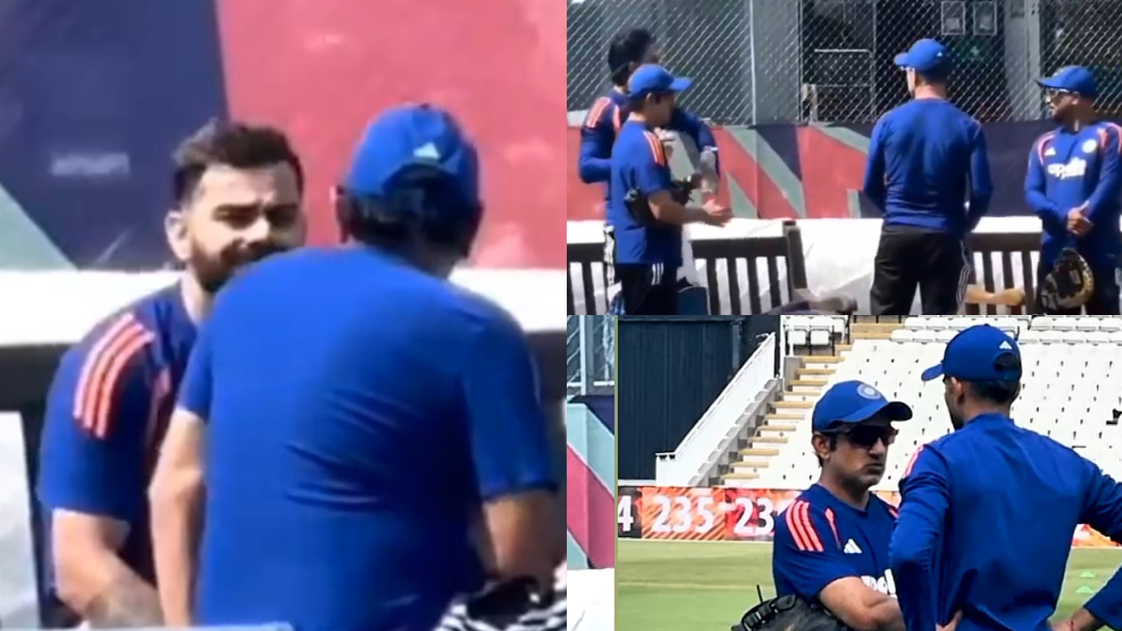 ENG v IND 2026: WATCH- Gautam Gambhir and Virat Kohli avoid interacting; coach gels with Gill, while Kohli talks to Kotak