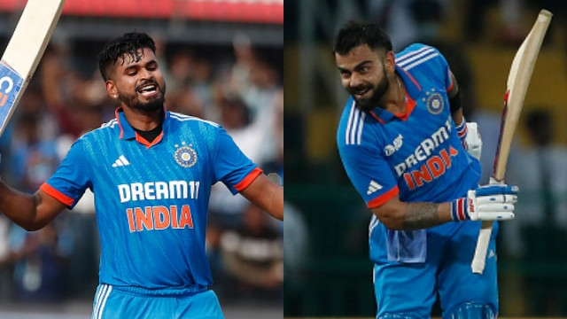 IND v AUS 2023: 'Virat Kohli one of the greats'- Iyer says no chance of stealing his no.3 spot