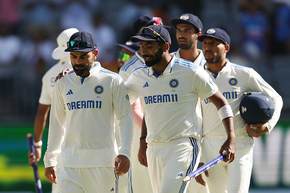 Virat Kohli and Jasprit Bumrah | Getty