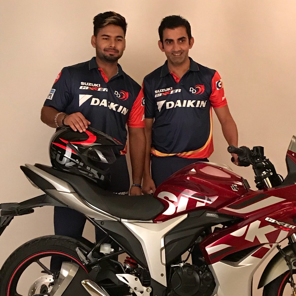 Rishabh Pant and Gautam Gambhir for Delhi Capitals | Twitter