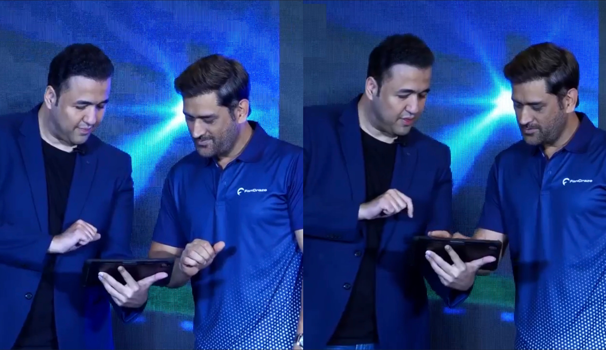 MS Dhoni during the event | Twitter