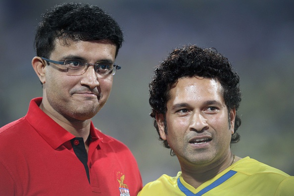 Sourav Ganguly (L) and Sachin Tendulkar (R) | Getty