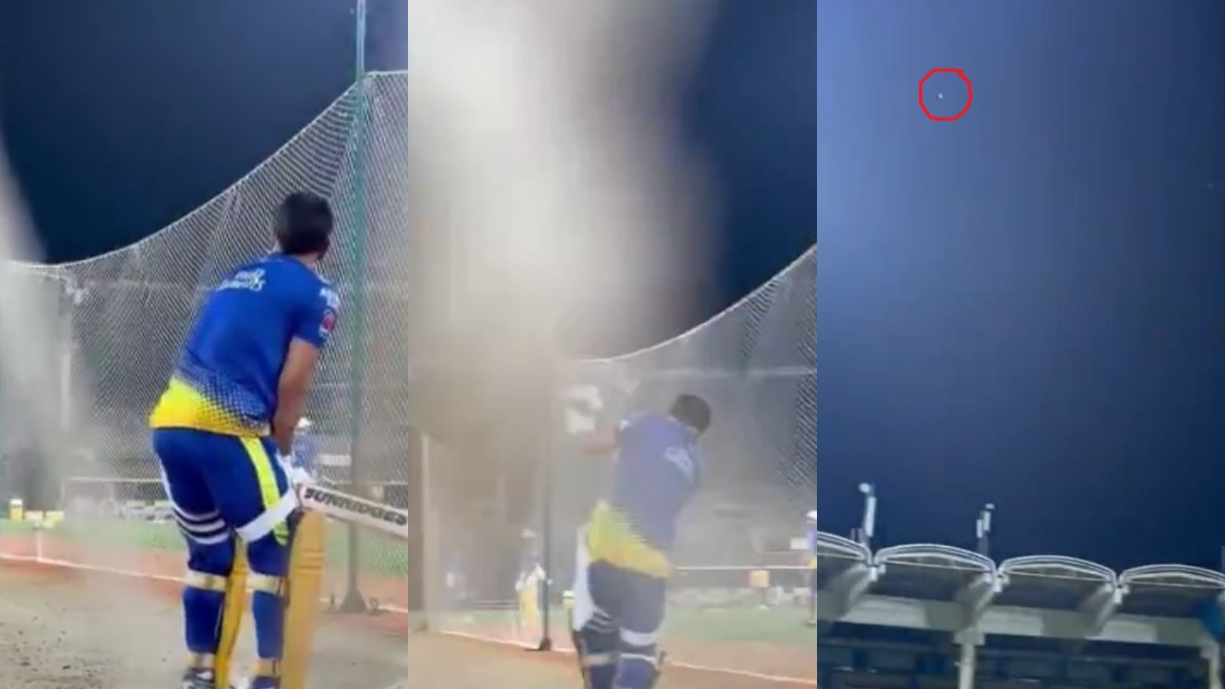 IPL 2021: WATCH- MS Dhoni’s huge six sends the ball in orbit during nets session