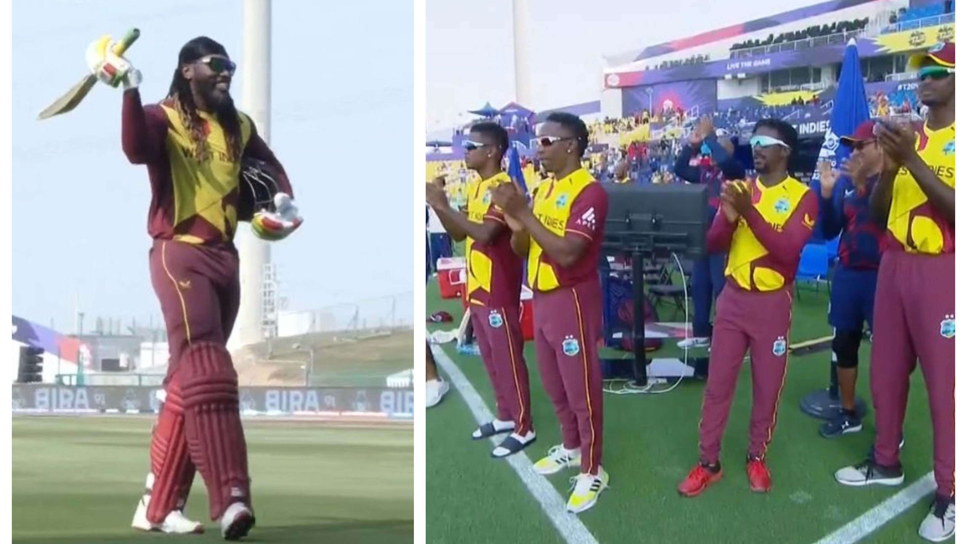 T20 World Cup 2021: WATCH – Chris Gayle takes last possible walk to dressing room amid applause from fans and teammates