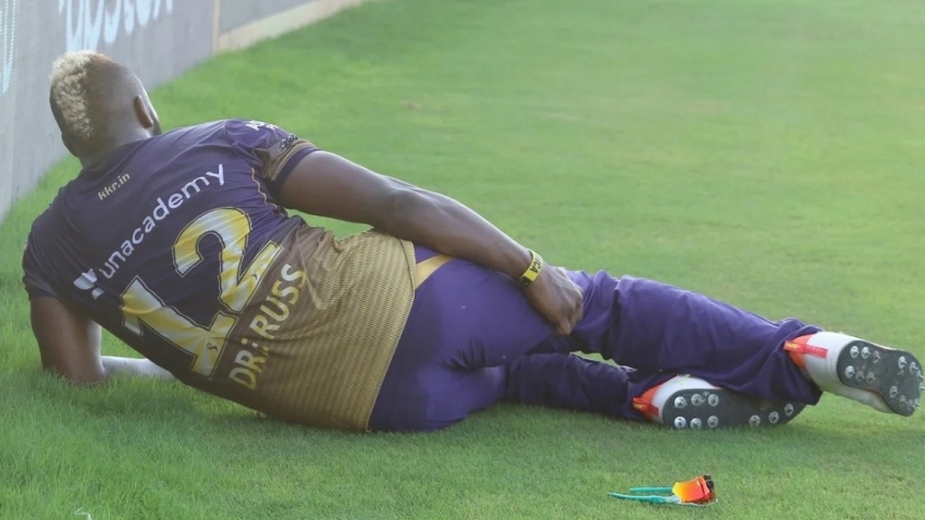 Andre Russell injured his hamstring and was unable to bowl the last ball  | BCCI/IPL