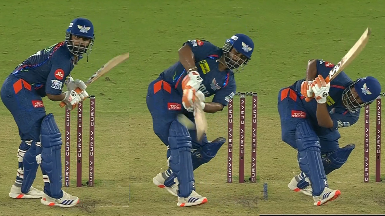 IPL 2025: WATCH- Rishabh Pant unleashes trademark ‘no-look’ shot for a huge six