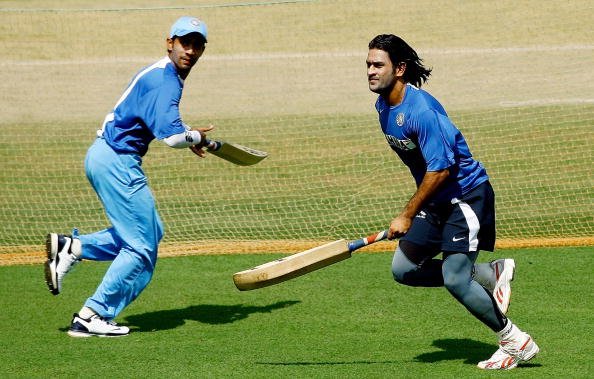 Dinesh Karthik and MS Dhoni | Getty