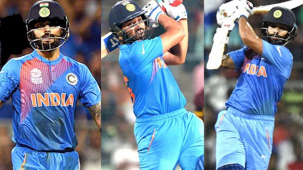 Virat, Rohit and Dhawan might be the most dangerous top 3 in T20Is at the moment