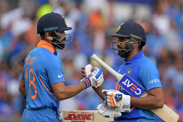 Virat Kohli and Rohit Sharma during 2019 World cup | Getty