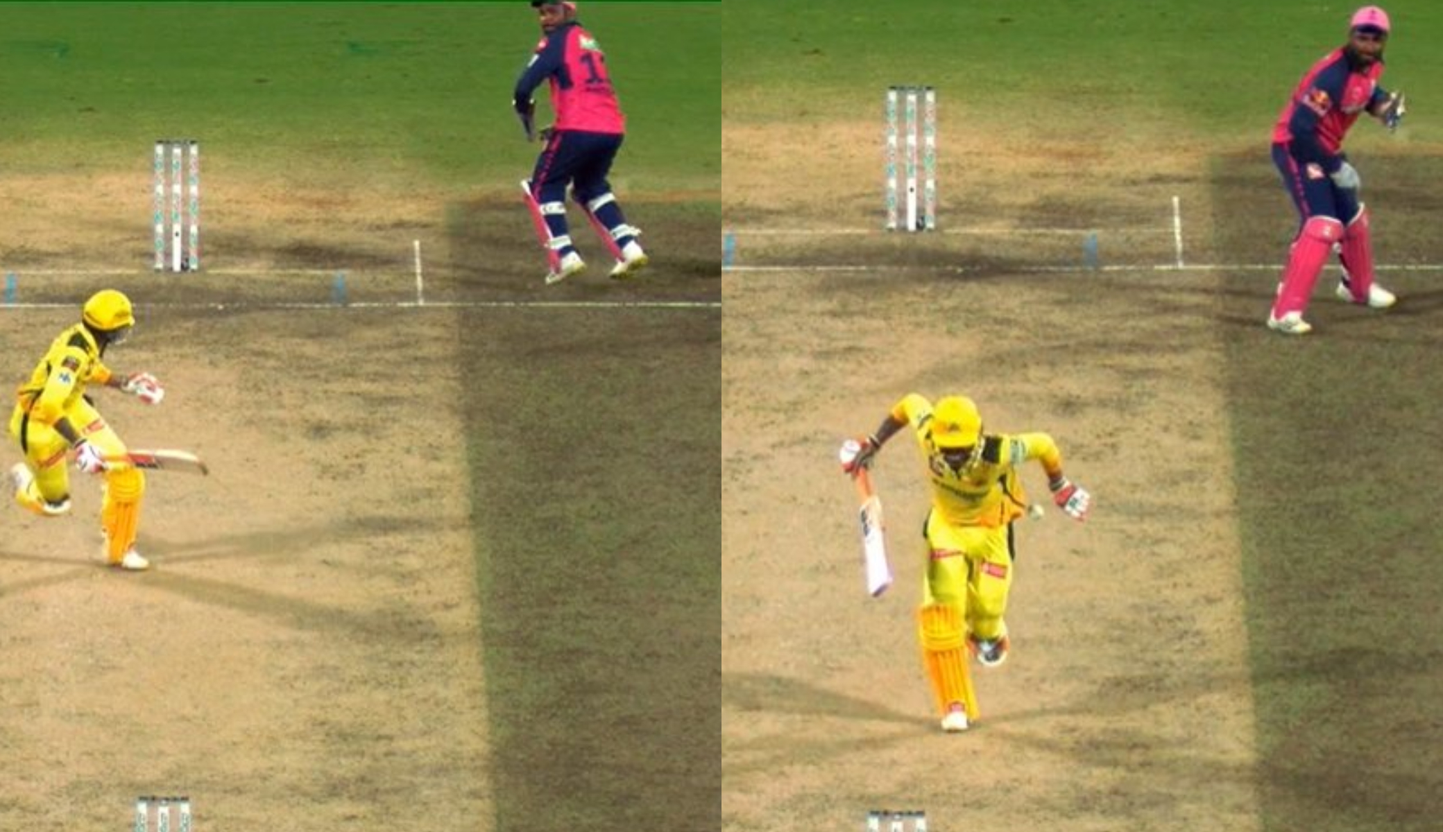 Ravindra Jadeja was out obstructing the field | X