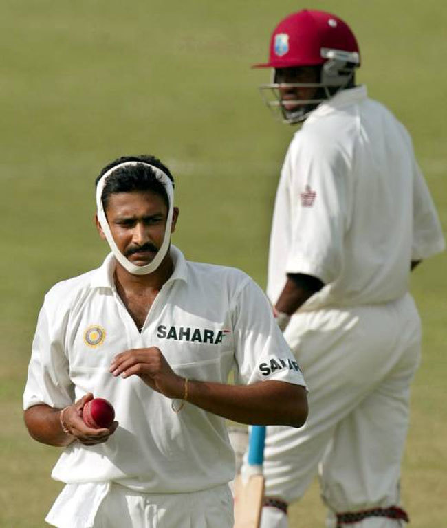 Anil Kumble got rid of Brian Lara in 2002 Antigua Test despite bowling with a broken jaw
